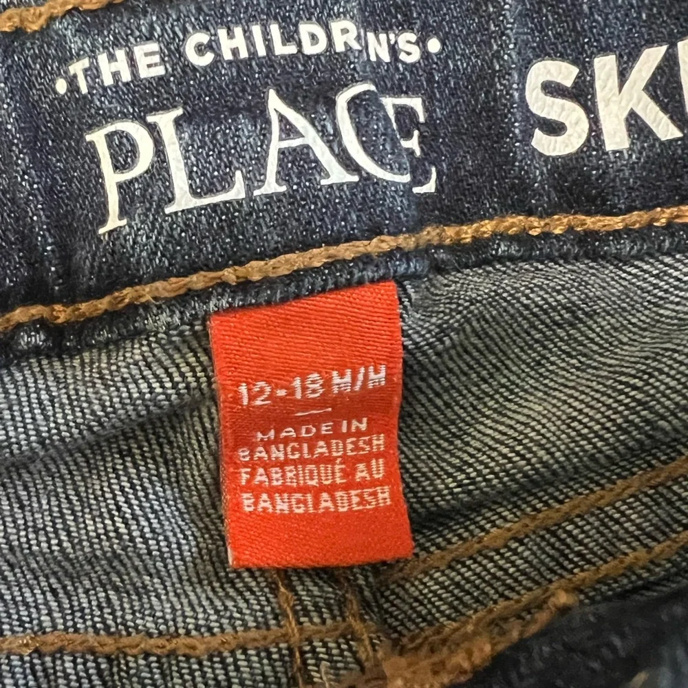 The Children's Place Denim Blue Jeans Skinny Stretch 12-18 Months Baby Boy Kids